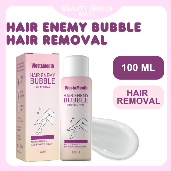 West and Month Hair Enemy Bubble Removal Hair Cream Spray Mild Formula