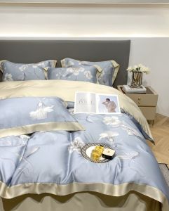 Bộ chăn ga gối cao cấp 100%Tencel 60s Họa tiết Cây dây leo lan tiêu thanh tao và sang trọng - Mẫu 2022 Summer siêu mềm mát mịn