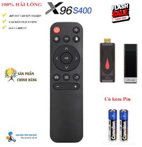 Remote Điều khiển đầu Android TV Box  Android TV Box  X96 S400 x96S X96S400 Hàng zin mới Tặng kèm pin