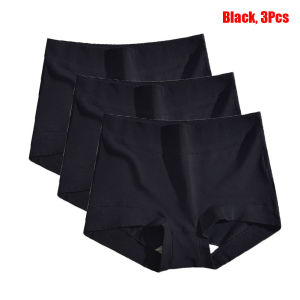 3Pcs Womens High-Rise Panties Girls Cotton Cozy Shorts Abdominal Briefs Female Lingerie Plus Size M-4XL