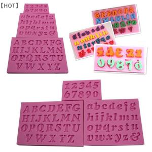 【Local Stock】 3 pcs New Mini Letter&Number Silicone Handmade Fondant Cake Decorating DIY Mould