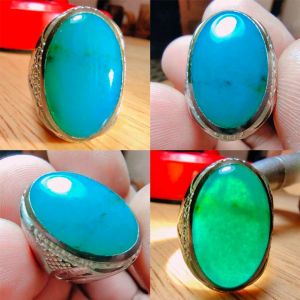 cincin batu bacan doko super HQ sesuai foto & video yg dikirim kodeA20