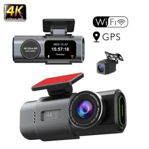 Karsoul Dash Cam 4K UHD Front Dash cam GPS  2160P WiFi Car CameraSmart App ControlWDRNight VisionPark ModeG-SensorLoop Record24h parking Mode.