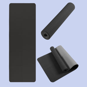 6MM Folding Pilates Yoga Mat Odorless Home Napping Mat Portable Non-slip Sports Yoga Mat Tear-resistant TPE Material Yoga Mat