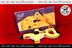 Thước Dây Cuộn Tay Quay Khung Hở LS+ Tools 50m – Thước Đo Công Trình Đo Đất Đo Khoảng Cách