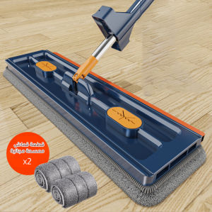 New large flat mop Hands-free household absorbent mop One-mop-clean wooden floor support tool