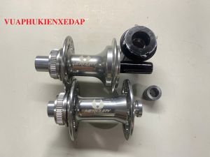 Đùm Moay ơ nhôm xe đạp Mercury Trục Bost ( Ty ống ) Líp thả phanh đĩa Centerlock 24 Lỗ Cao cấp