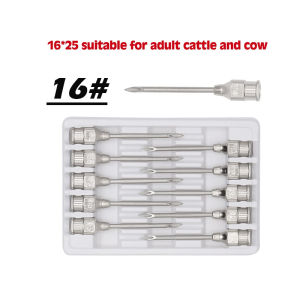 2 IN 1 Syringe injection for pig set 10ml Pig injection syringe with 1 Dozen Stainless needles