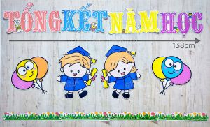 Tổng kết năm học / Set trang trí bảng - Đồ dùng dạy học Corgi