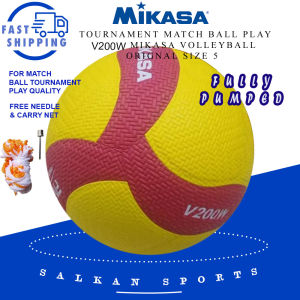 Mikasa Volleyball  Tournament Match Ball Play MVA V330W / V200W Size 5 Volley Ball Bola Tampar Official MSSM Soft Match Ball