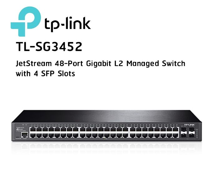 JetStream 48-Port Gigabit L2 Managed Switch with 4 SFP Slots, 10/100/1000 Mbps at ₹ 16900/piece in Bengaluru