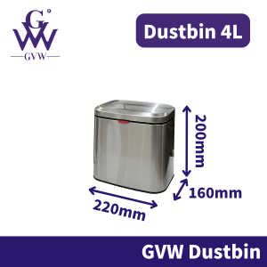 GVW Dustbin Kitchen Hanging Trash Bin Wall Mounted Kitchen Rubbish Bin Bathroom Cabinet Tong Sampah Sangkut