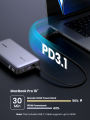 Bộ pin sạc dự phòng 25000mAh/20000mAh 145W/100W UGREEN | Cổng sạc nhanh USB-C | 3 cổng | Màn hình kỹ thuật số | Bảo hành 18 tháng 1 đổi 1 | 90597A 25188. 