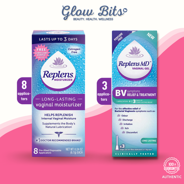 Replens LongLasting Vaginal Moisturizer, PreFilled Disposable Applicators, Estrogen Free