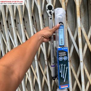 Cần siết lực 1/2 inch 42~210 N.m Kingtony 34423-1A (Adjustable Torque Wrench (Newton Meter & Kilogram)