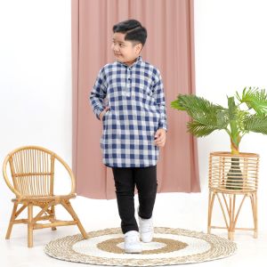 KURTA FLANEL ANAK TANGAN PANJANG