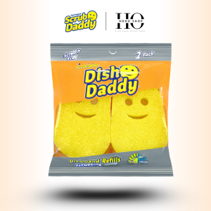 Bộ 2 Miếng Đầu Chà Thay Thế Cho Dish Daddy Dish Daddy Head - Scour Head Cảm Ứng Nhiệt Dễ Vệ Sinh