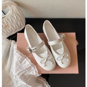 G7sheii Su Yinyin Unique Girl ~ Bowknot Lambskin Flat Ballet Shoes Mary Jane Fashion 7/7