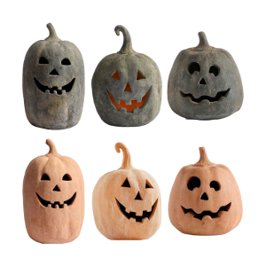 Chụp Đèn bí ngô Halloween đồ trang trí bí ngô Halloween thủ công thích hợp cho hiên nhà và trang trí trung tâm bàn.