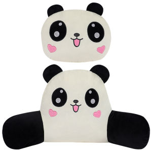 Cushion Easy to Install Cartoon Modeling Headrest Fatigue Relief Lifes Beauty Smooth Zipper Vehicle