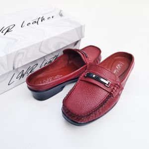Sepatu Sandal Wanita Kulit Terbaru Sepatu Selop Wanita Kulit Kekinian Kualitas Premium