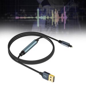 Fiber Optical Digital Sound Cable USB To SPDIF Converter Transmission Adapter For Computer Laptop Accessories