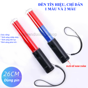 ĐÈN TÍN HIỆU ĐÈN CHỈ DẪN GẬY ĐÈN ĐIỀU TIẾT GIAO THÔNG ĐÈN CHIẾU SÁNG CỔ VŨ SỰ KIỆN BIỂU DIỄN DÙNG PIN VÀ SẠC
