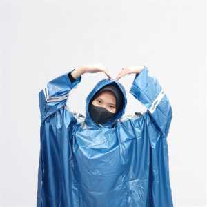JAS HUJAN PONCO LENGAN MAMMOTH SKY BAHAN PVC TEBAL TAHAN AIR