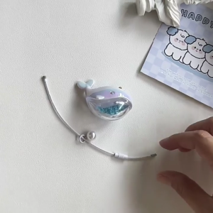 2PCS Whale Keychains Fashion Key Key Hanging Pendant Acrylic Texture Key Holder Perfect for Couples or Friend