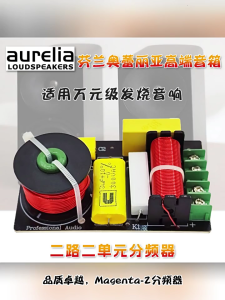 Speaker Crossover Sounds Control Magenta 2 Speaker Crossover High-Fidelities Speaker Crossover 200W Durable for Home DIY