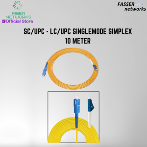 Fasser Patch Cord Fiber Optic SC/UPC-LC/UPC Single Mode Simplex - 10 Meter