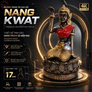 TƯỢNG ĐIÊU KHẮC NGHỆ THUẬT NANGKWAT ĐỂ BÀN GIÚP KHÔNG GIAN THÊM BÌNH YÊN