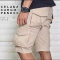 CELANA CARGO PENDEK PRIA CELANA CARGO PRIA PENDEK HIGHT QUALITY  CELANA CARGO PENDEK CREAM HITAM CELANA CARGO PENDEK MOCCA. 