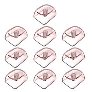 10Pcs Transparents Blank Keycap Set 1.25U MOA Profile Translucents Keycaps for Mechanical Keyboards