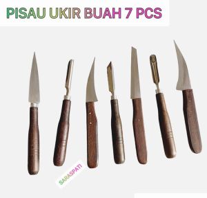 promo murah pisau ukir buah buat masak tumpeng garnish 7pcs