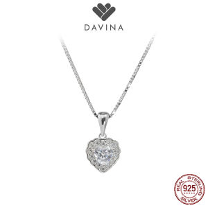 DAVINA Ladies Devany Necklace Sterling Silver 925 - Kalung Wanita Perak S925 Love Hati Heart