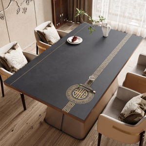 Taplak Meja Aesthetic Leather Kulit Anti Slip Alas Meja Premium Quality Waterproof Ketebalan 1.2mm Anti Lecet/Noda/Minyak