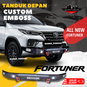 TANDUK DEPAN CUSTOM EMBOSS -  MOBIL ALL NEW FORTUNER Aksesories Mobil Bisa COD