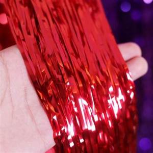 TIRAI RUMBAI PLASTIK /TIRAI RUMBAI PESTA/TIRAI RUMBAI WARNA WARNI/TIRAI RUMBAI FOIL/Backdrop/slinger / GLOSSY