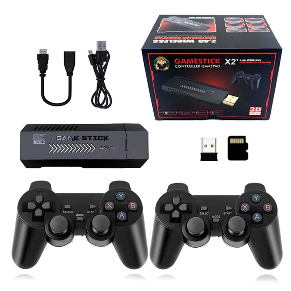 X2 Plus Pro Game Stick HDMI TV PS1 GAMEPAD Retro Console