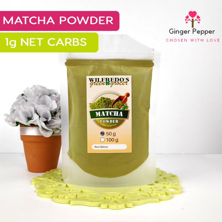 MATCHA GREEN TEA POWDER (PURE AND UNSWEETENED) 50G | Lazada PH