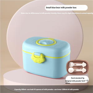 Orzbow กล่องนมผงสำหรับเด็กแบบพกพากล่องเส้นก๋วยเตี๋ยวแบบปิดสนิทกันความชื้นบรรจุในช่อง