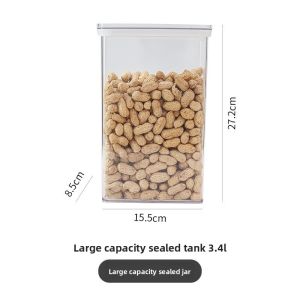 Multifunctional sealed storage container jar kitchen food-grade sealed storage jar coffee bean storage jar grain storage 2026