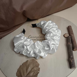 CONNYTAIL- LARGE FAIRY TEMPERAMENT SATIN 40 COLORS HEADBAND