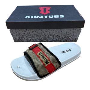 KIDZTUBS Sandal Anak Laki Laki Karet Slip On Selop Slide Jepit Karakter Hitam 6 10 Tahun Kaki Fashion 1958100124
