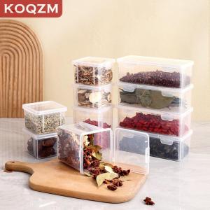 [COD] KOQZM KITCHEN Refrigerator Storage Box Spice Sub-Package Star Anise Cinnamon Dry Chili Split Container Sealed Fresh Box With Lid Kitchen Tool