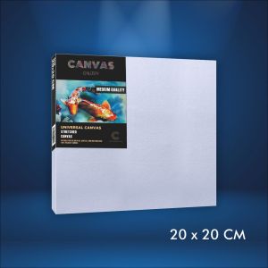 KANVAS LUKIS 20X20 CM / WATER COLOR CANVAS / WHITE CANVAS / KANVAS / CANVAS - MEDIUM QUALITY