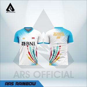 JERSEY BADMINTON ARS RAINBOW ATASAN FULLPRINTING
