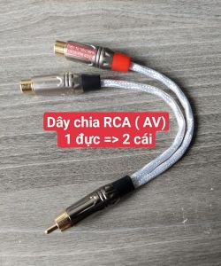 Dây chia AUDIO 1AV RA 2AV ( GIÁ BÁN 1 SỢI )