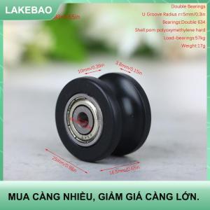 【LAKEBAO】 1 cái U rãnh ròng rọc hướng dẫn ròng rọc lăn mang U rãnh con lăn bánh xe 5x25x16.5 mét cho lái xe Phụ kiện cơ khí